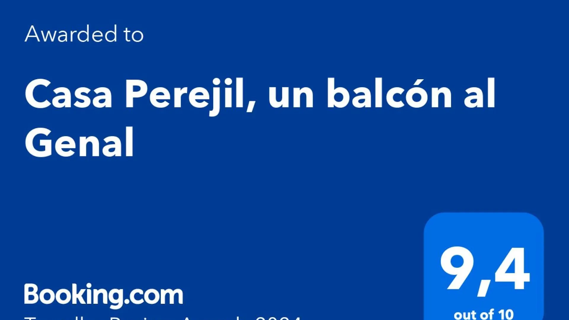 Holiday home Casa Perejil, Un Balcon Al Genal Villa Genalguacil